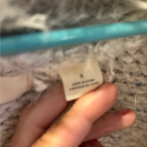 Anthropologie Sleeping On Snow Venla Fluffy Faux Fur Cardigan. Sz sm - Picture 7 of 8